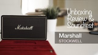 Marshall Stockwell Portable Bluetooth Speaker  Soundtest and Review [upl. by Nrubliw]