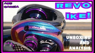 ABU GARCIA REVO IKE UNBOXING THE PRETTIEST REEL IN THE WORLD [upl. by Nrublim]