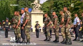 RugbyMania  O Haka francês  The french haka  Le Haka du 14 juillet  rugby [upl. by Savanna]