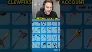 Clewfix shows 500000 fortnite account [upl. by Biancha]