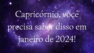 Capricórnio janeiro 2024 [upl. by Inalawi]