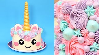 GATEAU LICORNE KAWAII  UNICORN CAKE  CARL IS COOKING [upl. by Dazhehs]