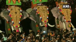 Thrissur Pooram 2019 Lakhs gather to celebrate extravagant temple festival [upl. by Ccasi]