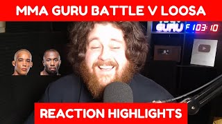 THE MMA GURU UFC Vegas 88 Bryan Battle v Ange Loosa Fight Reaction Highlights [upl. by Akimaj643]