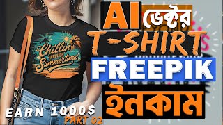 ফ্রি AI দিয়ে ভেক্টর T SHIRT সেল করে ইনকাম  Earn money online with AI Vector Design  Design Mentor [upl. by Cimbura254]