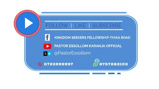 Times of Refreshing  Pastor Joseph Gitonga [upl. by Gratia17]