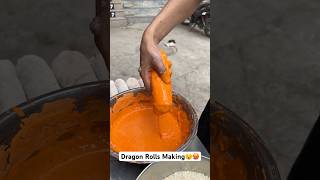 Dragon Rolls Making😵🥵 Indian Street food [upl. by Akiras]