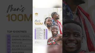 Mens 100M Finals in Paris 2024 Olympics [upl. by Nymassej]