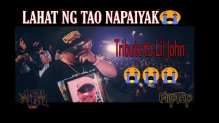 SHERNAN NAKAKAIYAK NA TRIBUTE KAY LIL JOHN [upl. by Bushweller]