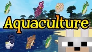 Aquaculture 125 Minecraft Mod Review and Tutorial  Client amp Server [upl. by Smaoht]