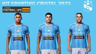 KIT SPORTING CRISTAL 2023 PARA FOOTBALL LIFE 23 [upl. by Payton]