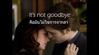 เพลงสากลแปลไทย 9 Its Not Goodbye  Laura Pausini Lyrics amp ThaiSub [upl. by Carleton604]