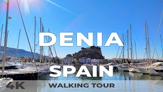 4K Denia Spain  Walking Tour 2022 [upl. by Marvel298]