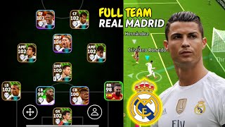 XÂY DỰNG TEAM REAL MADRID VÀ HỒI SINH RONALDO TRONG MÀU ÁO HOÀNG GIA  eFootball 2024 [upl. by Ahsele943]