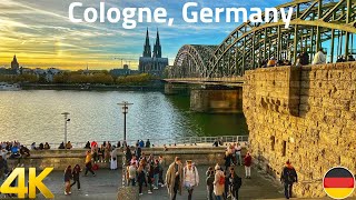 Cologne Germany walking tour 4K 60fps [upl. by Renie]