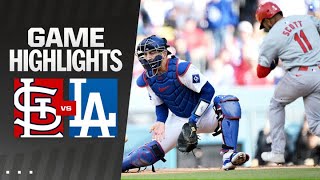 Cardinals vs Dodgers Game Highlights 33124  MLB Highlights [upl. by Dulcie888]