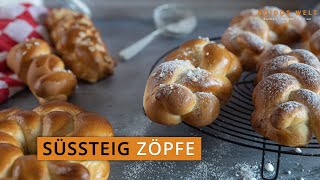 Süssteig Zöpfe  kleines leckeres Gebäck zum Kaffee [upl. by Nicolas]