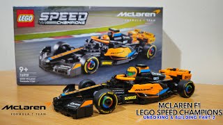 Lego McLaren F1 Car Building  Part 2 lego legomclaren [upl. by Nirrat382]