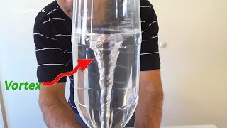 Create Vortex inside of a Bottle  Amazing Science Experiment [upl. by Tirrej]