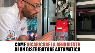 Come ricaricare la rendiresto di un distributore automatico  Video Tutorial [upl. by Silrak]