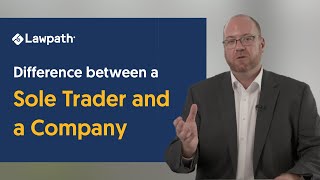 Whats the Difference Between a Sole Trader and a Company [upl. by Jonna]