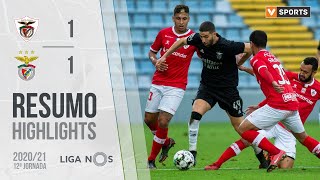 Highlights  Resumo Santa Clara 11 Benfica Liga 2021 12 [upl. by Eyak]