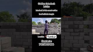 Interlock bricks in Tumkur construction contructions interlockbricks [upl. by Pearl536]