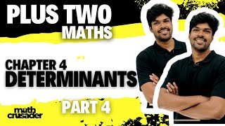 PLUS TWO MATHEMATICS  chapter 4  DETERMINANTS  class 12  Kerala  2 Maths  part 4 [upl. by Atcliffe]