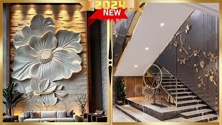 100 Wall Decoration ideas 2024  Modern Living RoomHome Interior Design [upl. by Fayina360]