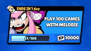 I played 100 games with Melodie in 1 day [upl. by Siraf]