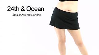 24th amp Ocean Swim Skirt  SwimOutletcom [upl. by Aicsile923]