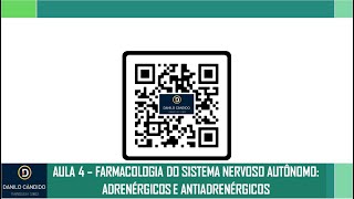 FARMACOLOGIA ADRENÉRGICA E ANTIADRENÉRGICA [upl. by Ymmij215]