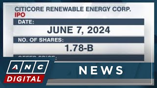 Citicore Renewable Energy all set for IPO on Friday  ANC [upl. by Liam]