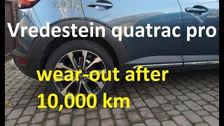 Vredestein Quatrac Pro after 10000km  How much did they wear out [upl. by Sueahccaz233]