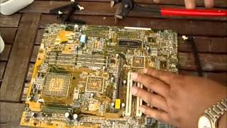 Gold aus Mainboards  Teil 1 Pins [upl. by Caneghem749]