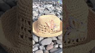 Lets crochet a Raffia Bucket Hat [upl. by Searby]