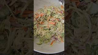 Cabbage salad food recipe salad yolia [upl. by Naillil]