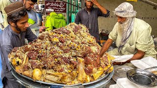 EXTREME PAKISTANI STREET FOOD  ULTIMATE PAKISTANI GOLDEN PULAO RECIPE  ZAIQA CHAWAL RECIPE [upl. by Nyladnek823]