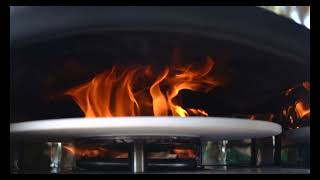 Bertello SimulFIRE 16quot Rotating Outdoor Pizza Oven PATENTED [upl. by Cuthbert525]