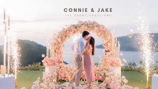 Connie amp Jake  Phuket Romantic Proposal  THE PEONY CREATIONS [upl. by Herwin]