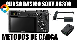 Curso Basico SONY A6300  botones y bateria  EN ESPAÑOL  DonGregorioYJack [upl. by Assirim]