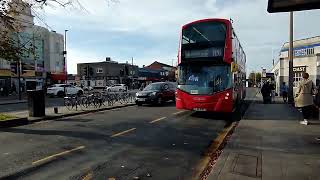 London bus route H91 from Hounslow West Tube Station to Hammersmith Tube Station londonbus london [upl. by Tecla280]