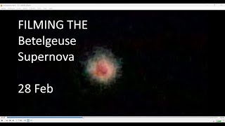 Filming the Betelgeuse Supernova 200x zoom [upl. by Henricks]