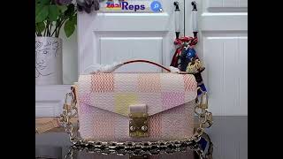 Louis Vuitton Pochette Metis East West N40749 Peach [upl. by Caraviello146]