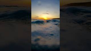 Waves Crashing on the Shore at Sunset [upl. by Annoda]