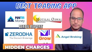 Which Broker is Best  कौन सा Broker सही हैं  Zerodha Vs Groww Vs Angel [upl. by Lauhsoj394]