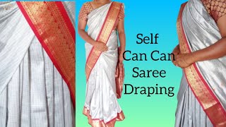 Easy Drape your Pattu Saree in Half Saree Style StepbyStep Tutorial [upl. by Fachanan]