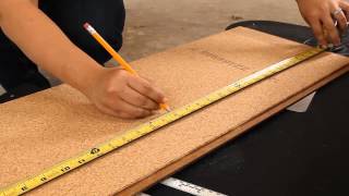 How to Install Cork Flooring Cork Flooring Installation Made Easy [upl. by Annuahs]