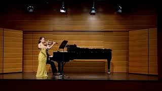 Lutoslawski Subito for Violin and Piano  Rachel Kim Violin [upl. by Pare]