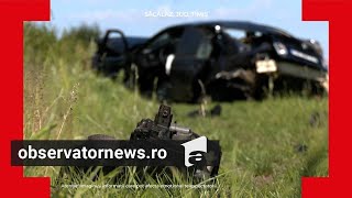 ANIMAŢIE Filmul teribilului accident din Timiş provocat de un şofer cu permis luat de 4 zile [upl. by Navad]